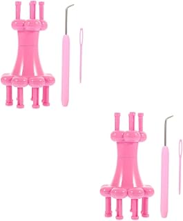 JEWEDECO 2sets Spool Knitter Lightweight Craft Knitting Tool for Beginners for Yarn Projects and Easy to Carry