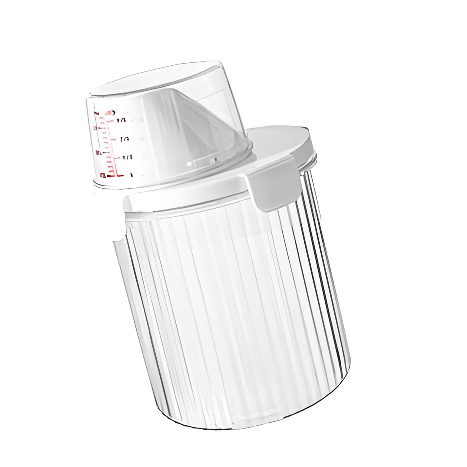 APGLSXY Portable Round Storage Jar with Clear Design Suitable for Countertop or Picnics Use Store Organization Jar
