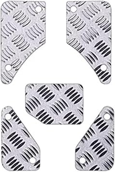 RC Repair Parts Compatible with for Suzuki for JIMNY Metal Front Rear Decorative Sheet Anti-Skid Plate Upgrade Accessories 1/16 RC Car Parts