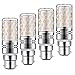 Produktbild Yiun B22 LED Mais Bulbs12W, 100W Glühlampenäquivalent, 1200lm, warmweiß 3000K LED Kronleuchterlampen, dekorativer Kerzenständer B22, nicht dimmbare LED-Lampe, 4er Pack