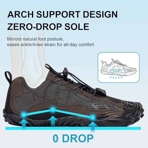Image of ELETON Barefoot Shoes Women Men Footwear, Wide Toe Box Hiking Zero Drop Non-Slip Quick-Dry River Boat Pool Beach Water Shoes, Lightweight Swimming Running Walking Sneakers Unisex