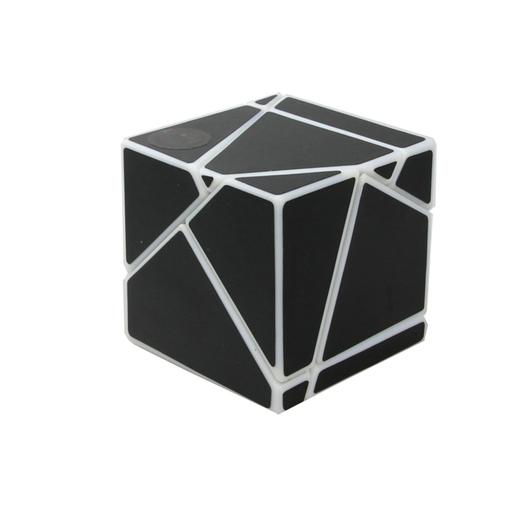 EasyGame Magic Cube Ghost Cube 2x2 Speed Twist Puzzle DIY Brain Teaser Toys Black