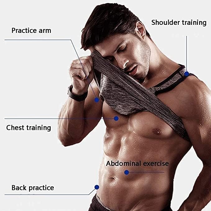 Miniatura 6 de Rueda enrollable AB para ejercicio abdominal, equipo de entrenamiento central con asistencia automática de rebote y resortes de resistencia, equipo