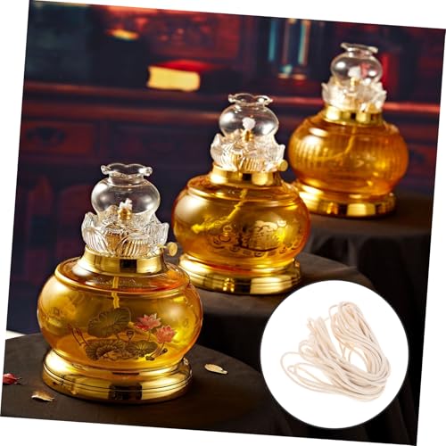 Mecha de algodón para lámpara de aceite y vela miniatura 5