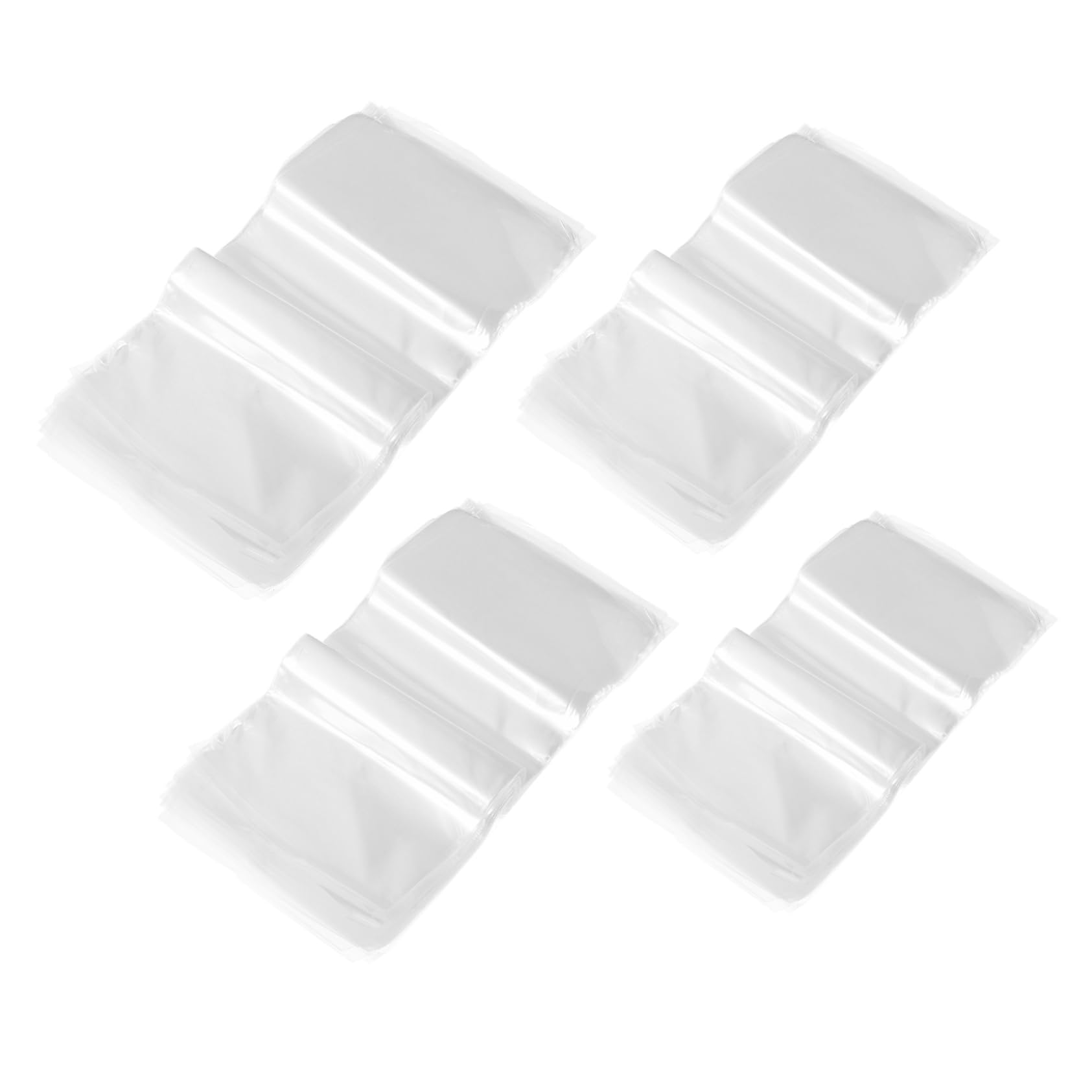 MUSISALY Heat Shrink Bags Sealer Film 400pcs Pof Soft Odorless Shrink Wrap for Daily Use