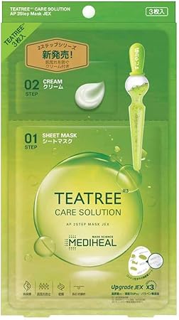 Amazon Mediheal メディヒール 正規品 ティーツリー ケアソリューション Ap 2ステップマスク 3枚入り フェイスマスク 3シート X 1 Mediheal フェイスマスク 通販