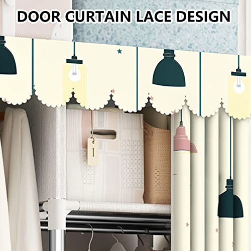Penderie portable en toile pour optimiser le rangement des petits espaces de nuit - 5