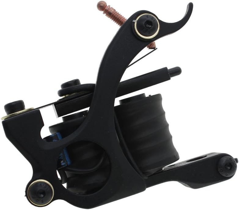 Mummy Handmade Cast Iron Coil Tattoo Machine Gun 10 Wrap Coils (Shader)