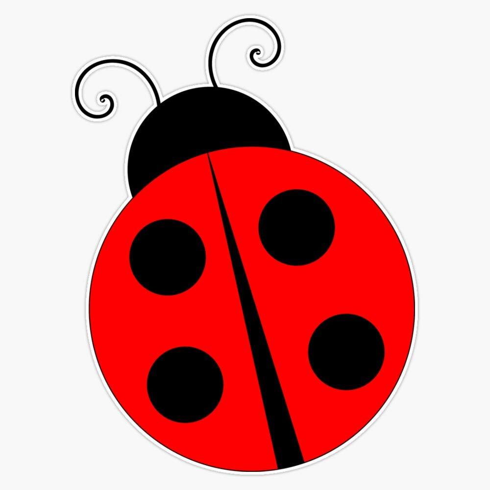Ladybug Vinyl Waterproof Sticker Decal Car Laptop Wall Window Bumper Sticker 5"