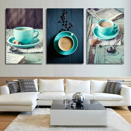 Impressions d'art sur toile café XINBAO 60x90cm image décoration murale pour salon