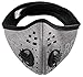 Produktbild Staubmaske Atemmaske Mundschutz Mundmaske 5-lagigem Filter Waschbar Staub Schutz Maske Ersatzfiltern Anti Pollen Allergie Mit Ventil Motorrad Radsport Outdoor aktivitäten 4sold (Night Reflection Grey)