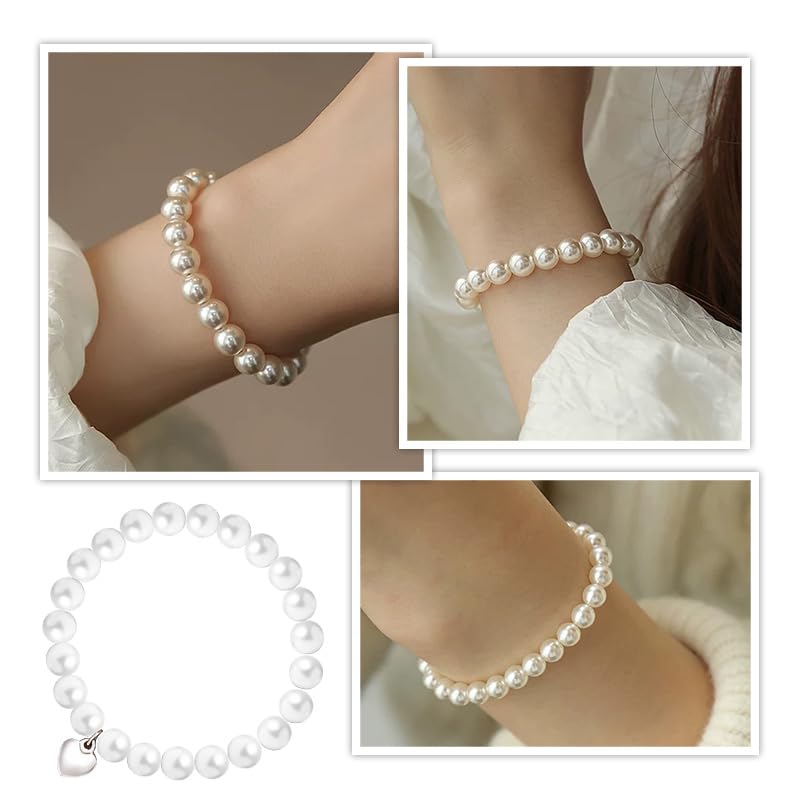 Wedding Pearl Bracelet for Women Mothers Day Gifts for Mother in Law Mother of The Groom Grandmother of The Bride3