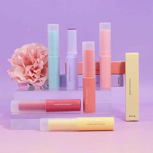 Miniatura 7 de Bálsamo labial nutritivo para labios secos y agrietados, imprimación de lápiz labial ideal para mujeres, lápiz labial de hidratación profunda,