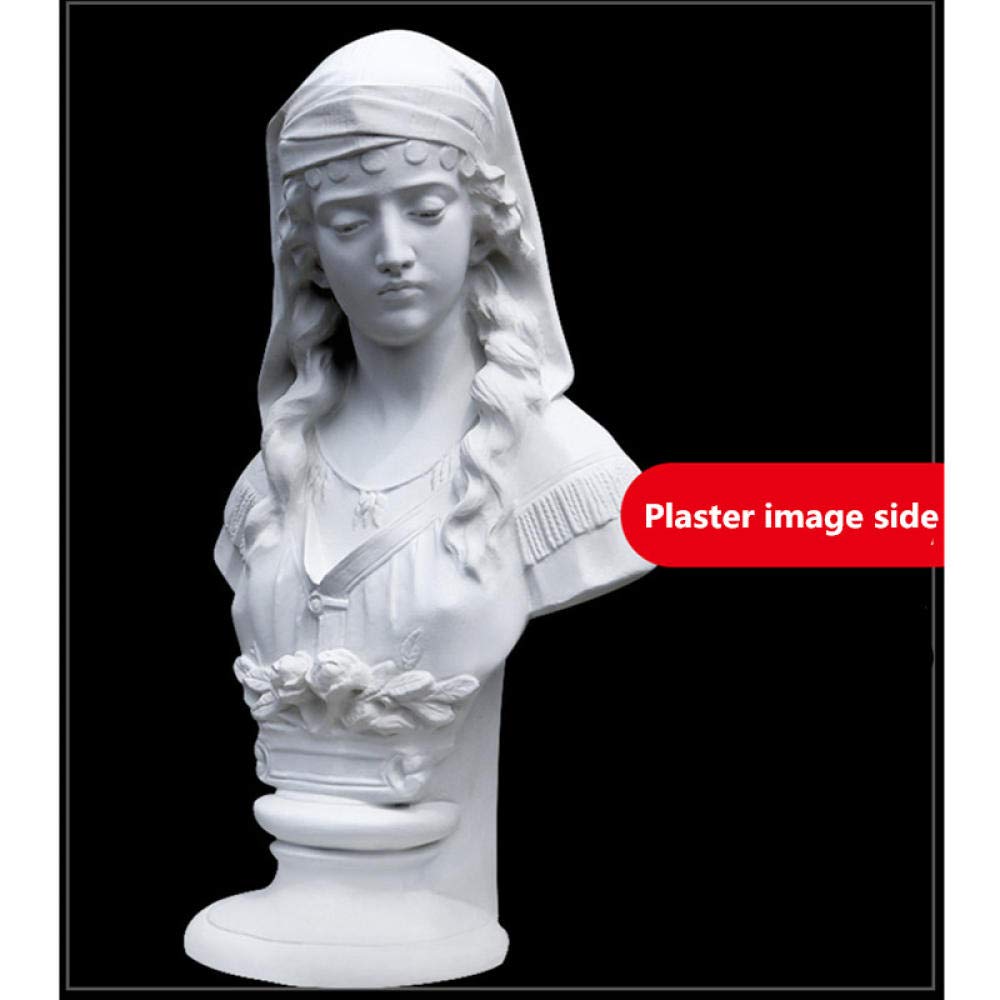 Amazon.co.jp: 装飾品彫刻ローマの女の子石膏像アートスケッチ教材石膏