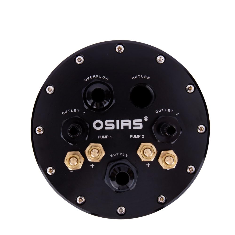 Amazon.com: OSIAS 2.6L/2.8L 8AN Fuel Surge Tank For Single or Twin