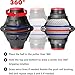 OlibaDu 1 Pack 360° Triple Line Golf Ball Marker，Golf Ball Line Marker Tool，Golf Ball Marker Stencil，Alignment Ball Marker，Golf Accessories