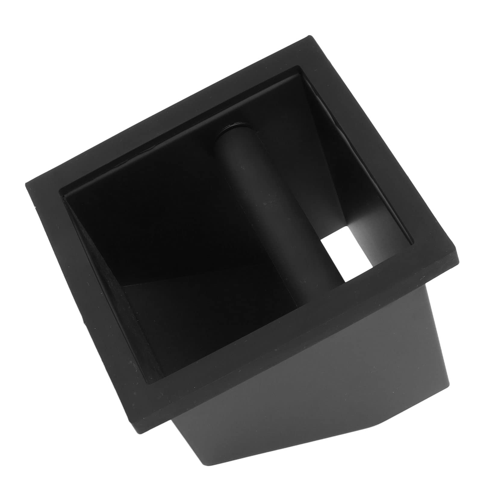 Caja de Golpe de Café, Caja de Golpe de Café Molido de Café Rectangular Sin Fondo, con Contenedor de Descarga de Café de Golpe Extraíble para Cafeterías, Cocinas Familiares, Oficinas