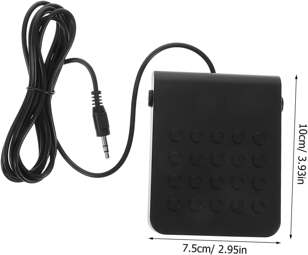 Electric Piano Sustain Pedal Jack Foot Pedal for Keyboards Sturdy Design for Enhanced Control and Performance Compatible Various Instruments