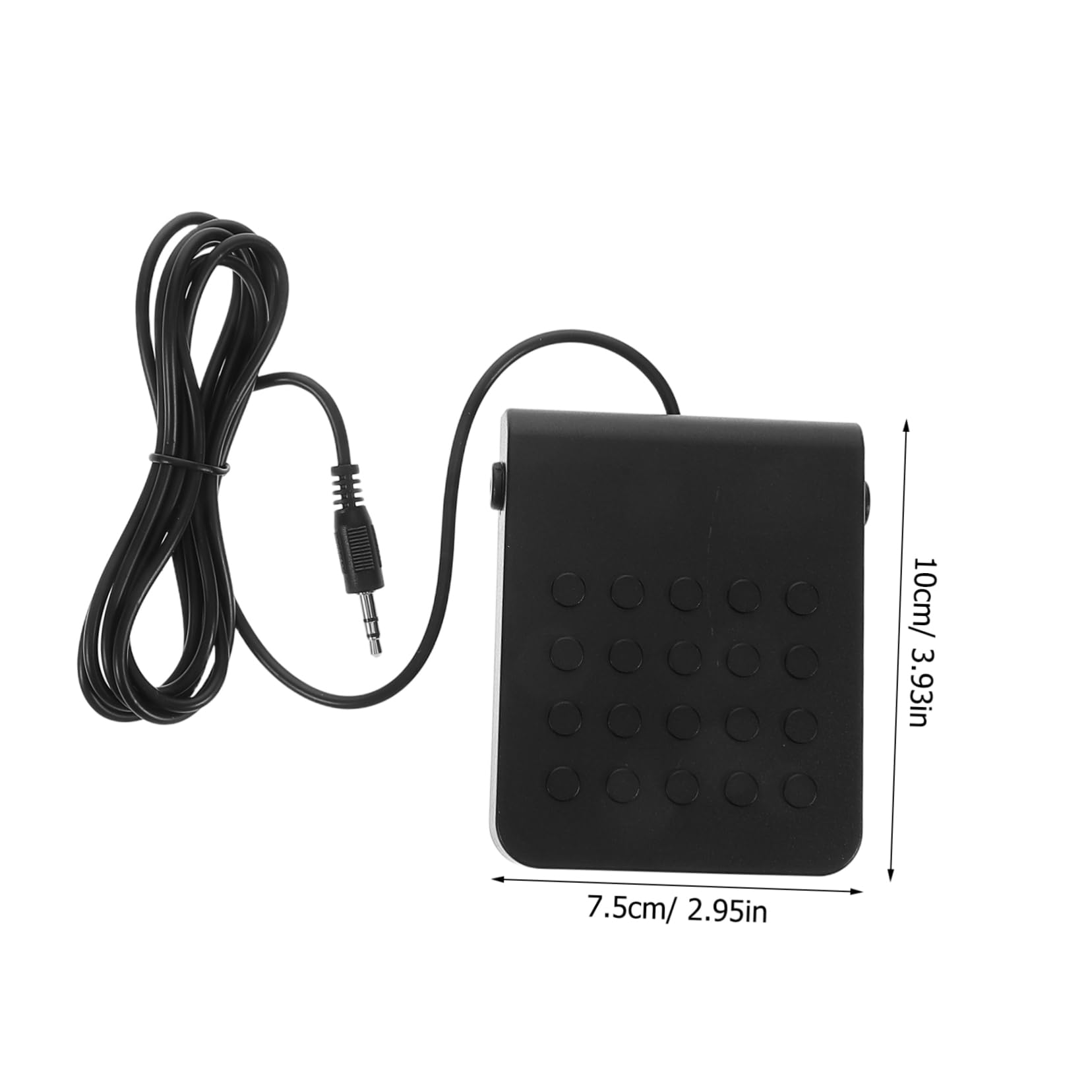 BIUDECO Replacement Piano Pedal for Keyboard Electric Piano Foot Pedal Sturdy Construction Nonslip Surface 3.5mm Versatile