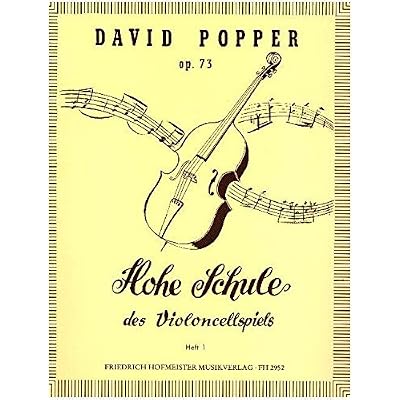David Popper-Hohe Schule des Violoncellspiels - Heft 1-Violin