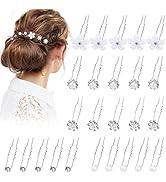 25pcs Pearl Hair Pins Bridal Hair Pins Wedding Hair Pins Flower Hair Pins for Women