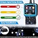 AMTIFO OBD2 Scanner Diagnostic Tool - Color Display, Real-Time Data, 3-Color Signal Light, Reads & Clears Codes, Car Voltage & Coolant Level Monitoring, for DIY Car Maintenance, First-Time Users