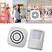 Motion Sensor Door Chime for Business, Outdoor Doorbell Kit Wireless Driveway Alert: Infrared Motion Sensor Chime with 1 Plug-in Receiver and 1 PIR Motion Sensor Detector Alert - LED Indicators