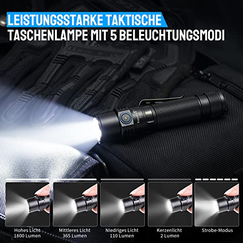 TrustFire LED Taschenlampe – Taktische und leistungsstarke Handlampe