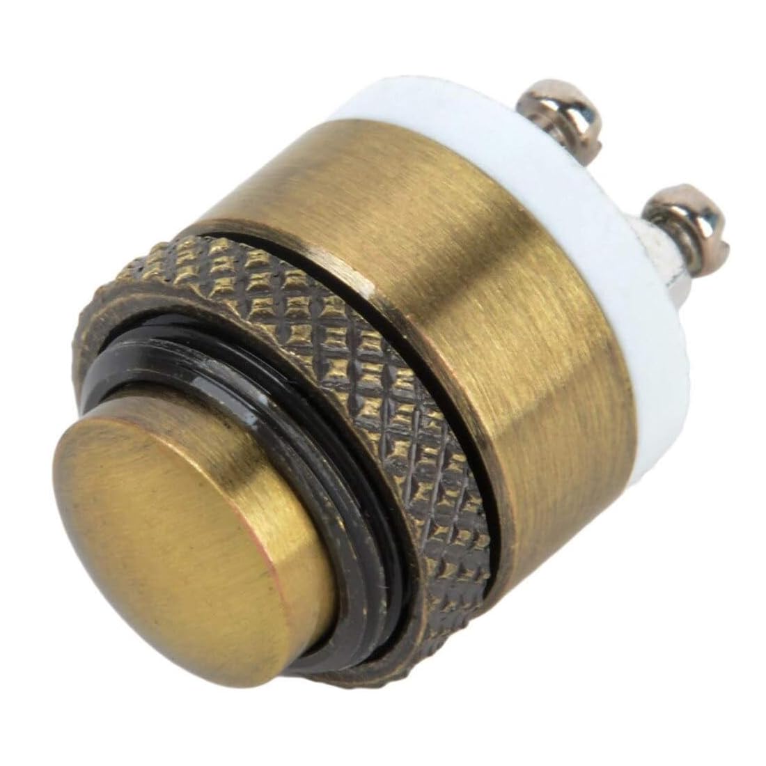 Pulsante Campanello in Ottone Pulsante Momentaneo Impermeabile Terminali a Vite