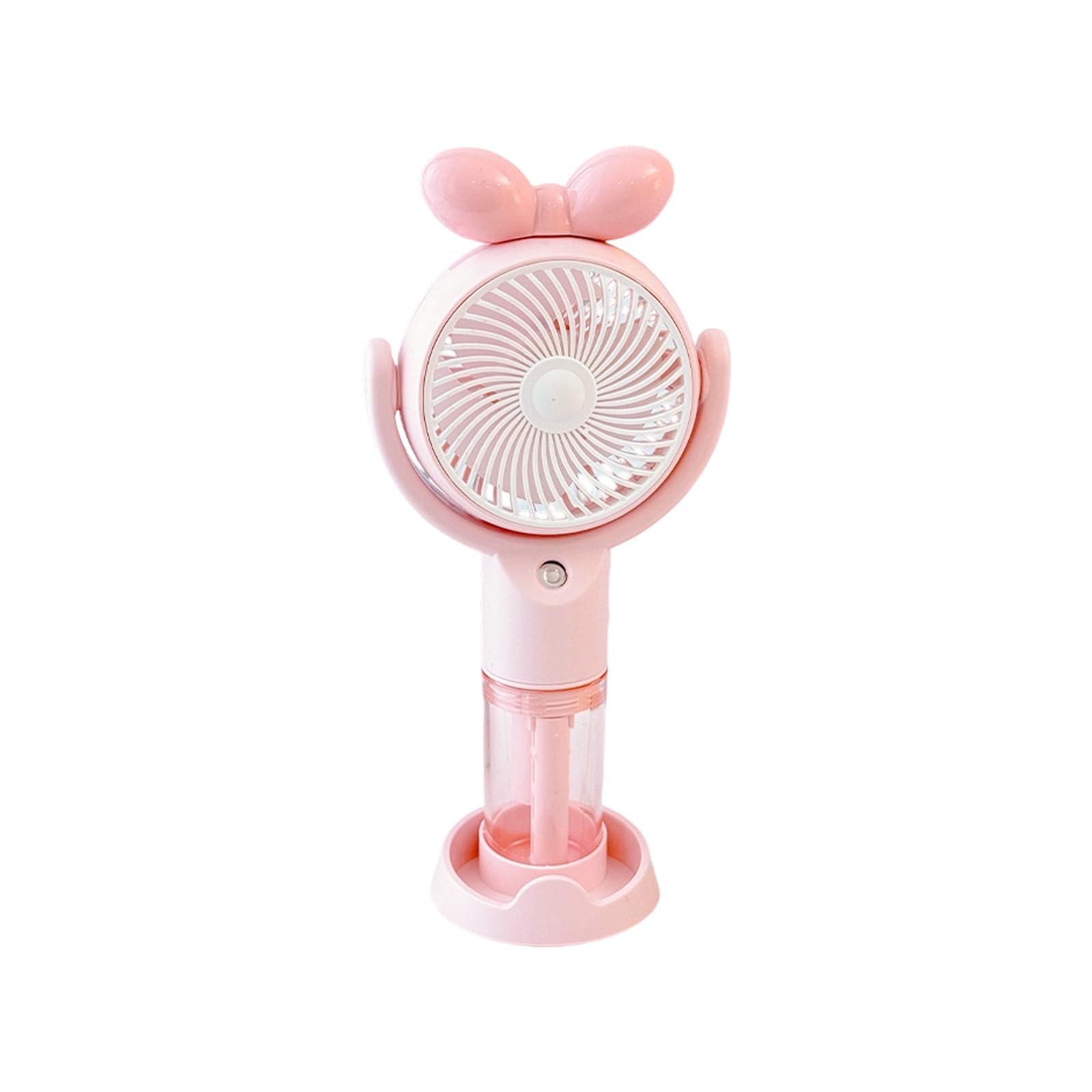 LXJLXD Portable Handheld Fan with Misting Sprayer, Rechargeable 500mAh, 3 Speeds for Travel Camping Outdoor Lightweigh Portable Fan