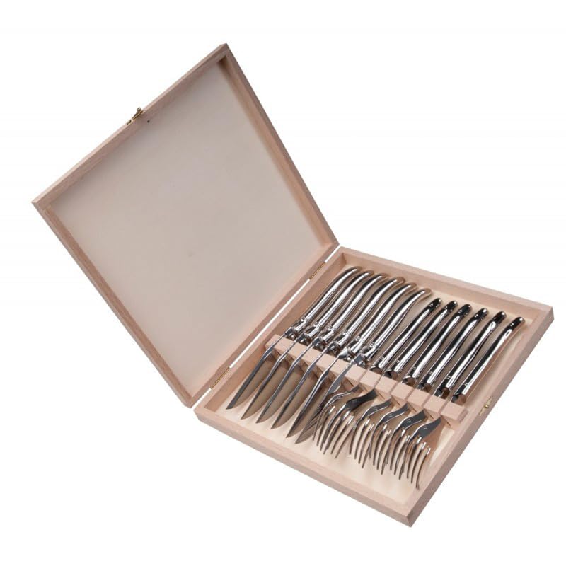 THIERS IFORGE - Ménagère laguiole 12 pièces Gamme Prestige Finition Brillante