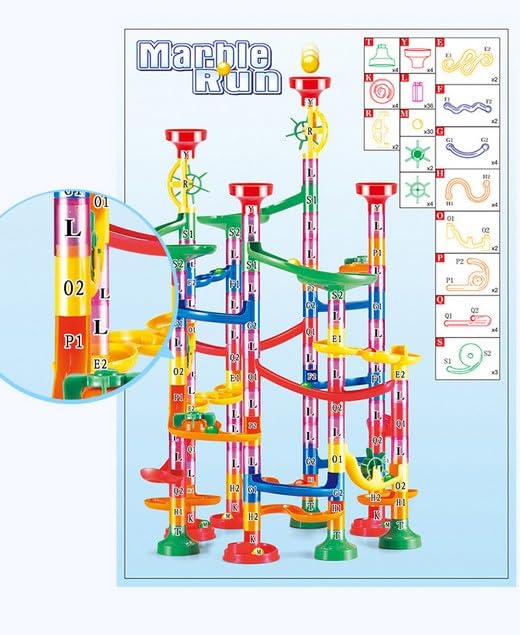 Amazon.co.jp: QuiExact 109個セット ビーズコースター スロープトイ