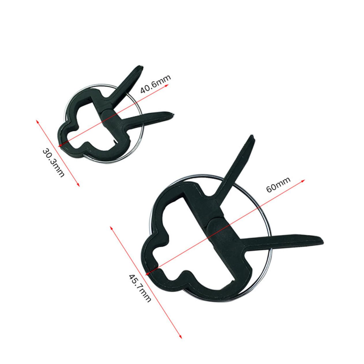 SHINEOFI Lot de 80 Clips de Jardin en PE Vert pour Support Végétal, Pinces Résistantes et Solide, 4 Paquet pour Attacher Plantes, Tuteur pour Jardin Extérieur