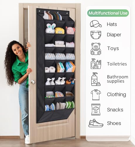 Aooda AD-081-HS 24 Pairs Over The Door Shoe Organizer thumb #6