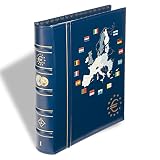Práctico de euro de recolección de álbumes para un almacenamiento seguro para monedas de curso de euro (1 Céntimo hasta 2 & # x20AC;)