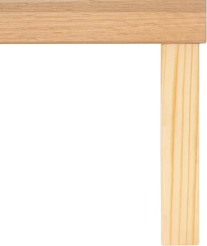 Miniatura 48 de Naomi Home Base de cama de metal de 14 pulgadas con plataforma de metal de alta resistencia (no necesita somier), color negro Negro -,Natural,Blanco