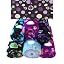 Black with Purple Circles