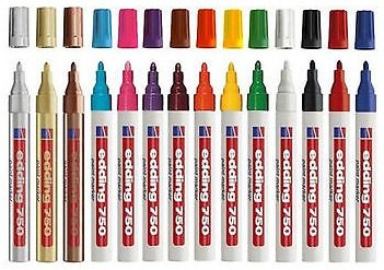 Edding 750 Marcatore A Vernice Lucida, Bianco, Confezione Singola - Foto 8