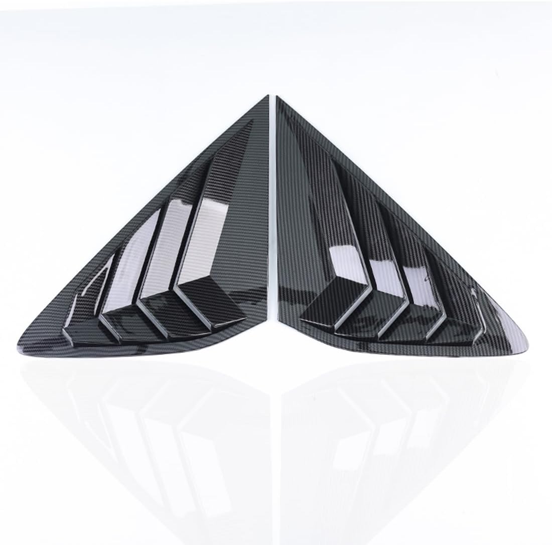 for Honda Accord 2023 2024 2PCS Rear Side Window Louvers Air Vent Scoop Shades Cover Blinds Trim - ABS Carbon Fiber Sport Upgrade Trims Interior Accessories.