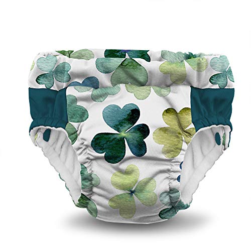 Image of Kanga Care Lil Learnerz Reusable Toilet Training Pants (XSmall - Clover & Caribbean)