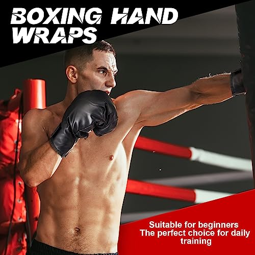 Image of Kanayu 14 Pcs Boxing Gloves and Headgear Set for Beginners Youth 16 Ounce Boxing Gloves Headgear Helmet Hand Wraps Mouth Guards Equipment for Beginners Training Equipment Gifts