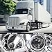 Hpdmauto Fit for 2011-2023 Peterbilt 579 587 Class 8 Truck Projector Headlight Headlamp Chrome Housing Assembly Replacement Pair/Set