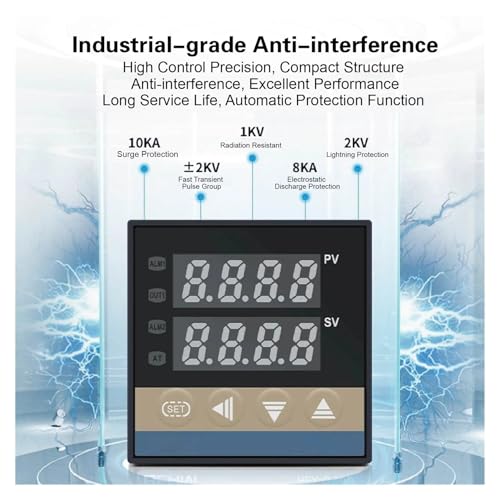 Controlador de temperatura digital 72x72mm con entrada universal C700 VDA 3