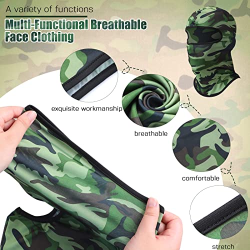 Image of 30 Pcs Balaclava Ski Face Mask Full Face Cover Mask UV Protection Cooling Neck Gaiter Summer for Men Women Winter Outdoor