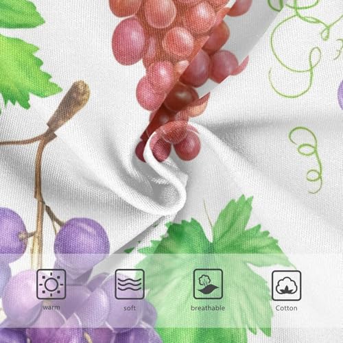 Funny Girls Underwear Toddler 2t Cotton Girl Panties Cute Purple Red Grapes Green Leaves Briefs Girls Undies3