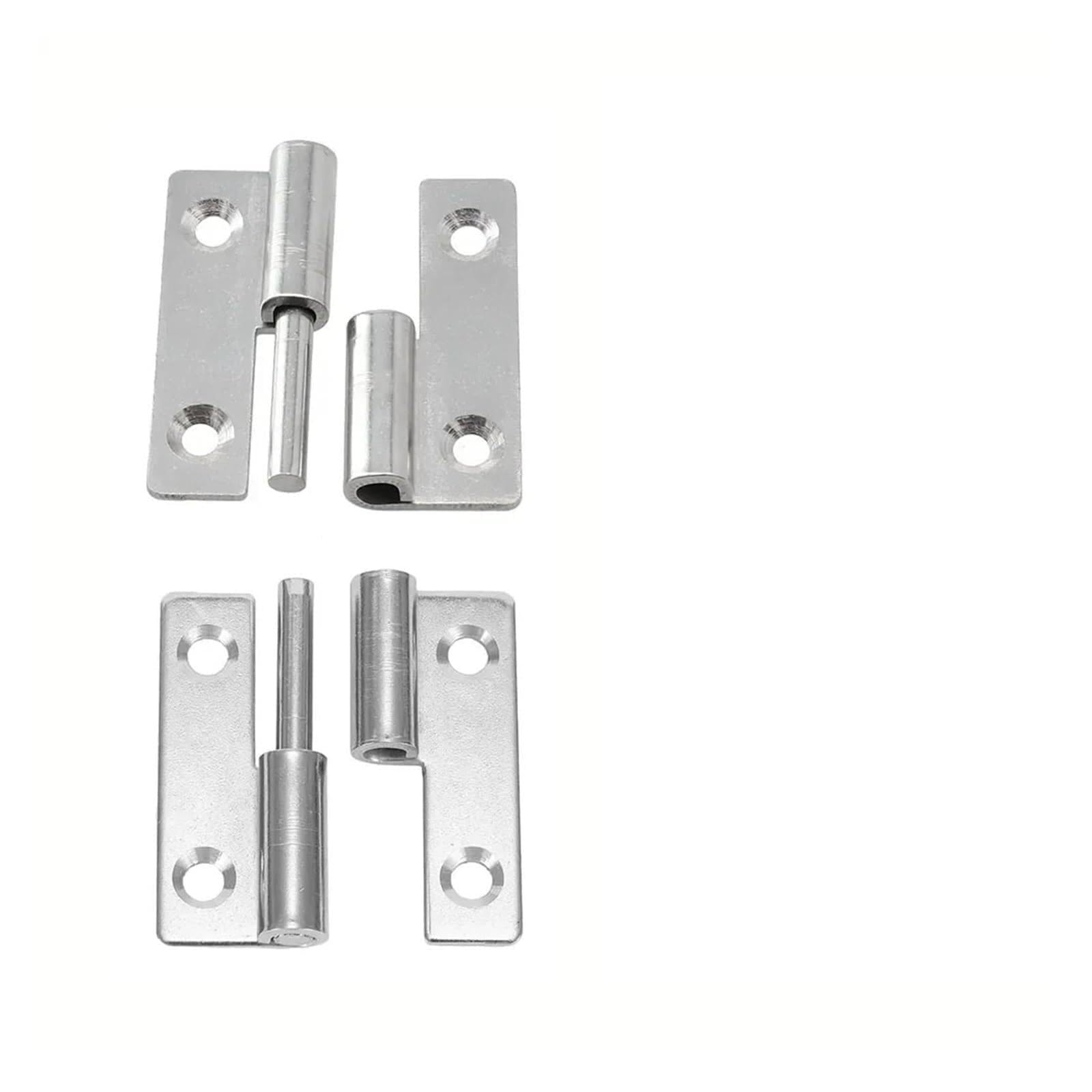 Door Hinges 5Pcs Detachable Hinge Slip Joint Flag Lift Off Door Stainless Steel(40x30x1.5 Right)