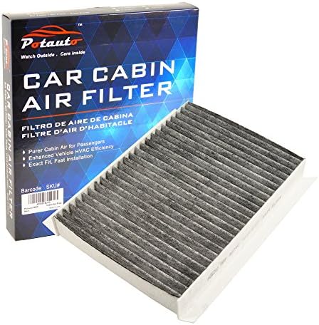 POTAUTO MAP 3024C (CF11810) Activated Carbon Car Cabin Air Filter Replacement for FIAT 500L 500X, JEEP COMPASS RENEGADE