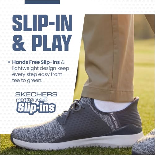 Image of Skechers Men's Max 2 Rover Relaxed Fit Slip-in Golf Shoe | Golf, Slip-ins, Relaxed Fit, Goga Max, Ultra Flight, Water Repellent, Breathable, Lightweight