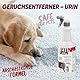 ERRECHOME Uklin, Beseitigt Uringeruch von Hunden und Katzen, erzieht und hält sie ab; für harte Oberflächen, Innen- und Außenräume, 1L Flasche