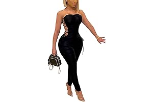 Trendy Sexy Black Jumpsuit for Women